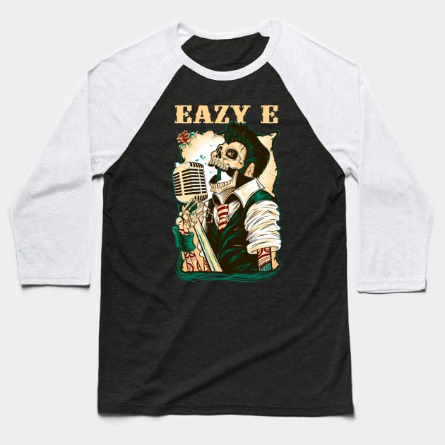 EAZY E RAPPER Baseball T-Shirt by Tronjoannn-maha asyik 